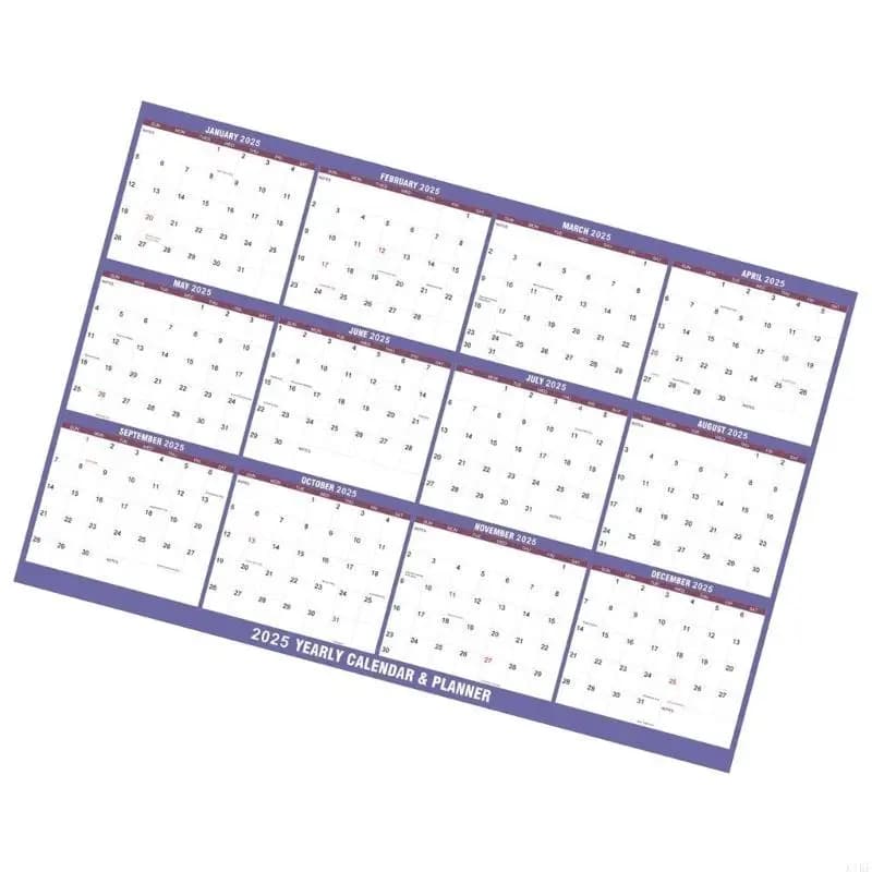 2025 Année complète pour voir le planificateur du calendrier 2025