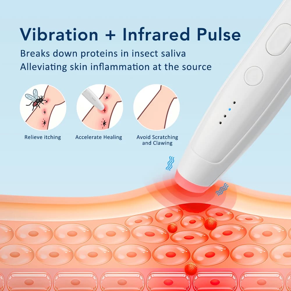 Stylo Anti-démangeaison Portable pour soulager les piqûres d'insectes et des moustiques