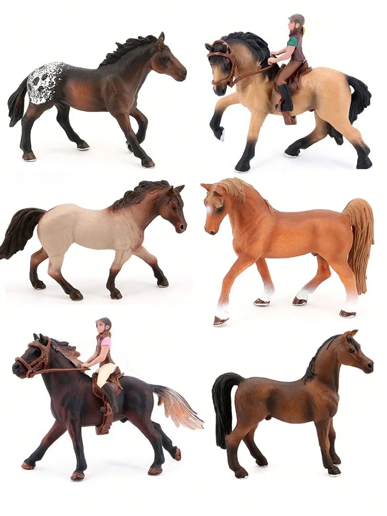 Ensemble de figurines d'animaux sauvages