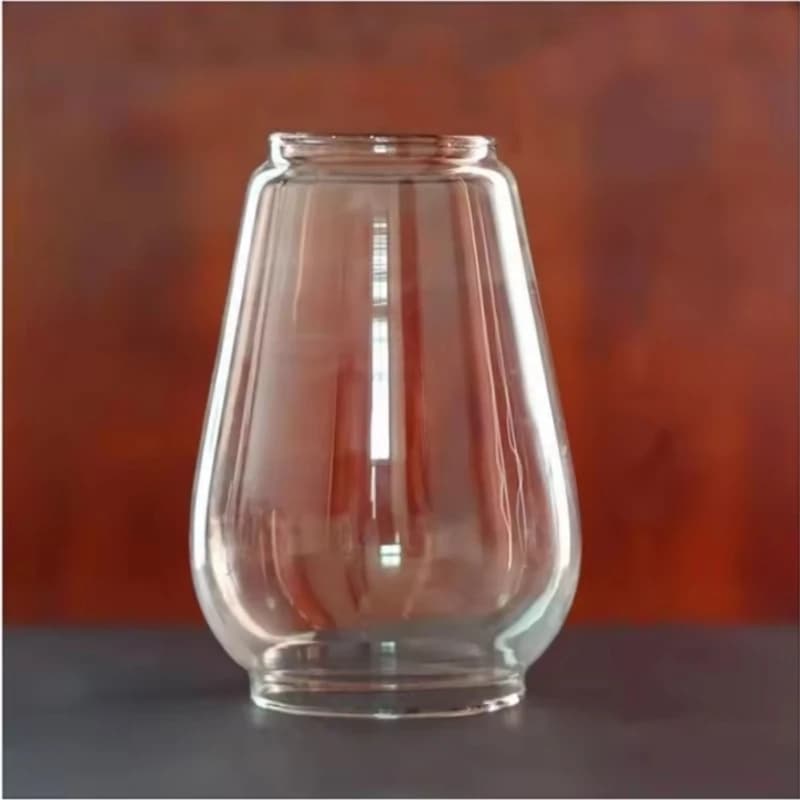 Lampe à huile en verre pour cheminée
