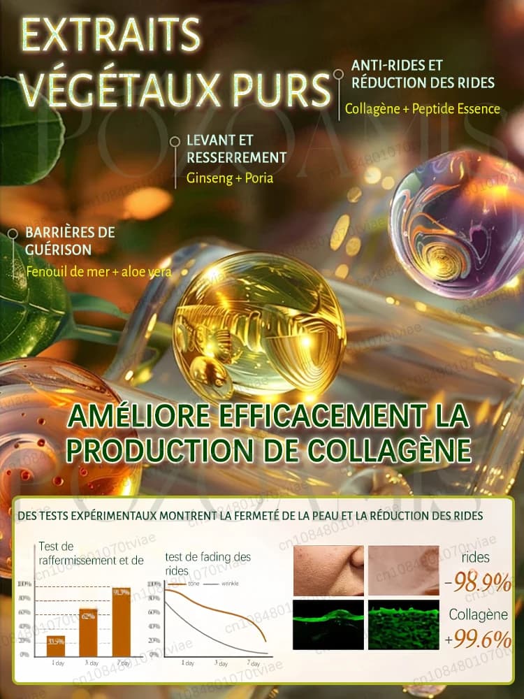 Pas de ridules, pas de rides, protège la peau et vous fait paraître plus jeune.