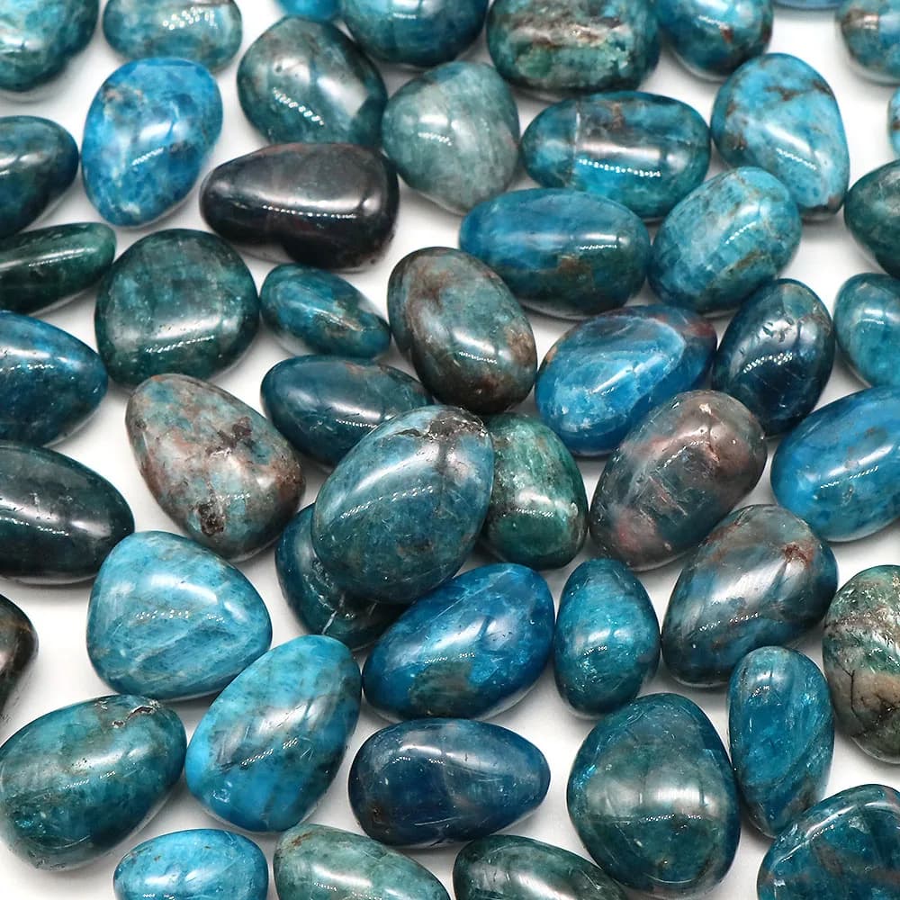 Cristaux de Quartz Apatite bleue naturelle et pierres de guérison