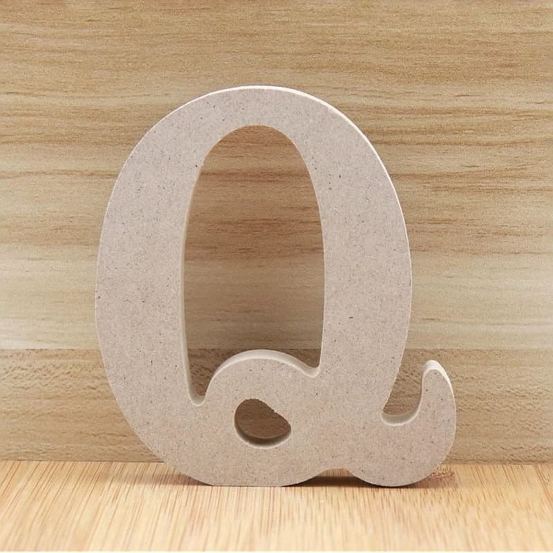26 lettres de l'alphabet en bois, bricolage artisanal, lettres décoratives tridimensionnelles, décorations, fournitures artisanales