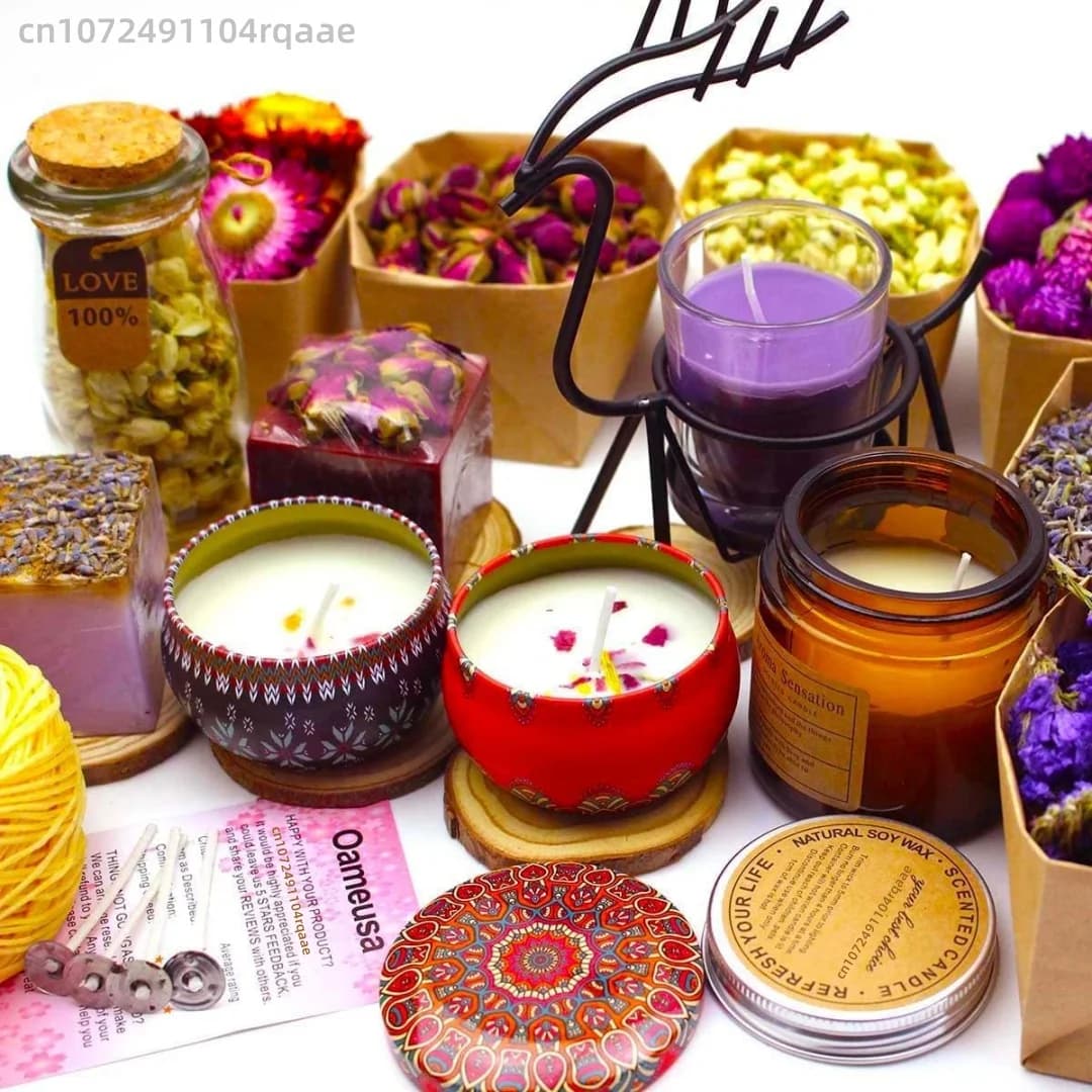 Kit de fleurs d'aromathérapie, 10/20/30 Types, pour parfum de maison, fleurs sèches naturelles pour mélange de diffuseur de roseaux, décor parfumé DIY