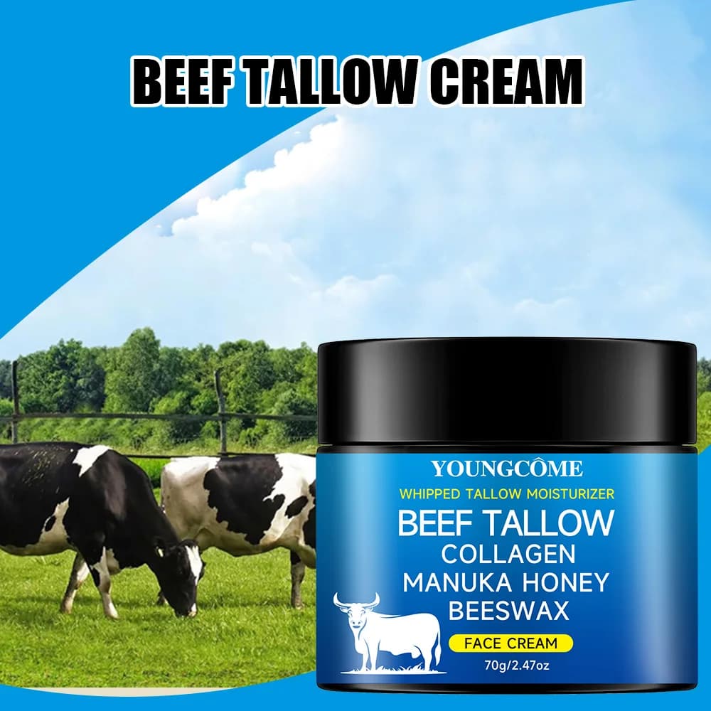 Tallow crème pour le visage huile d'honayolive cru Anti-âge