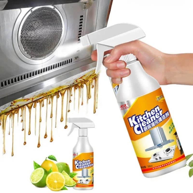 Dégraissant puissant pour les taches d'huile tenaces, nettoyant pour cuisine, grilles, fours, plaques de cuisson, éliminateur d'huile, outil de nettoyage pour la cuisine à domicile, agent de pulvérisa