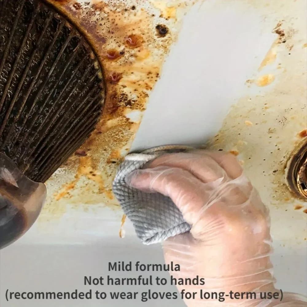 Dégraissant puissant pour graisses tenaces, dissolvant rapide pour cuisinières, grilles, fours et réchauds domestiques, spray de nettoyage