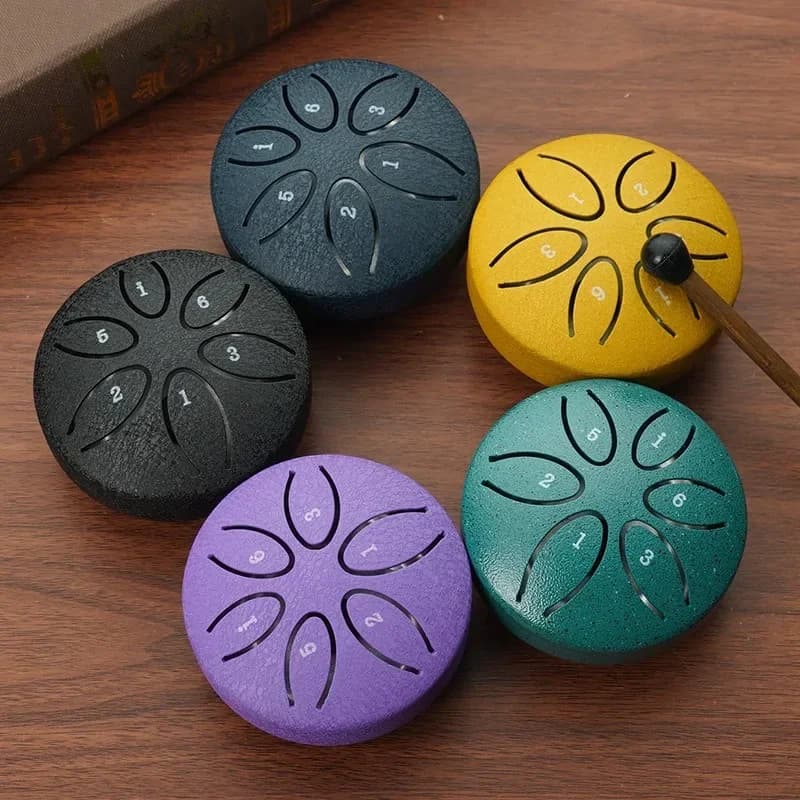 Tambour à langue en acier de 3 pouces