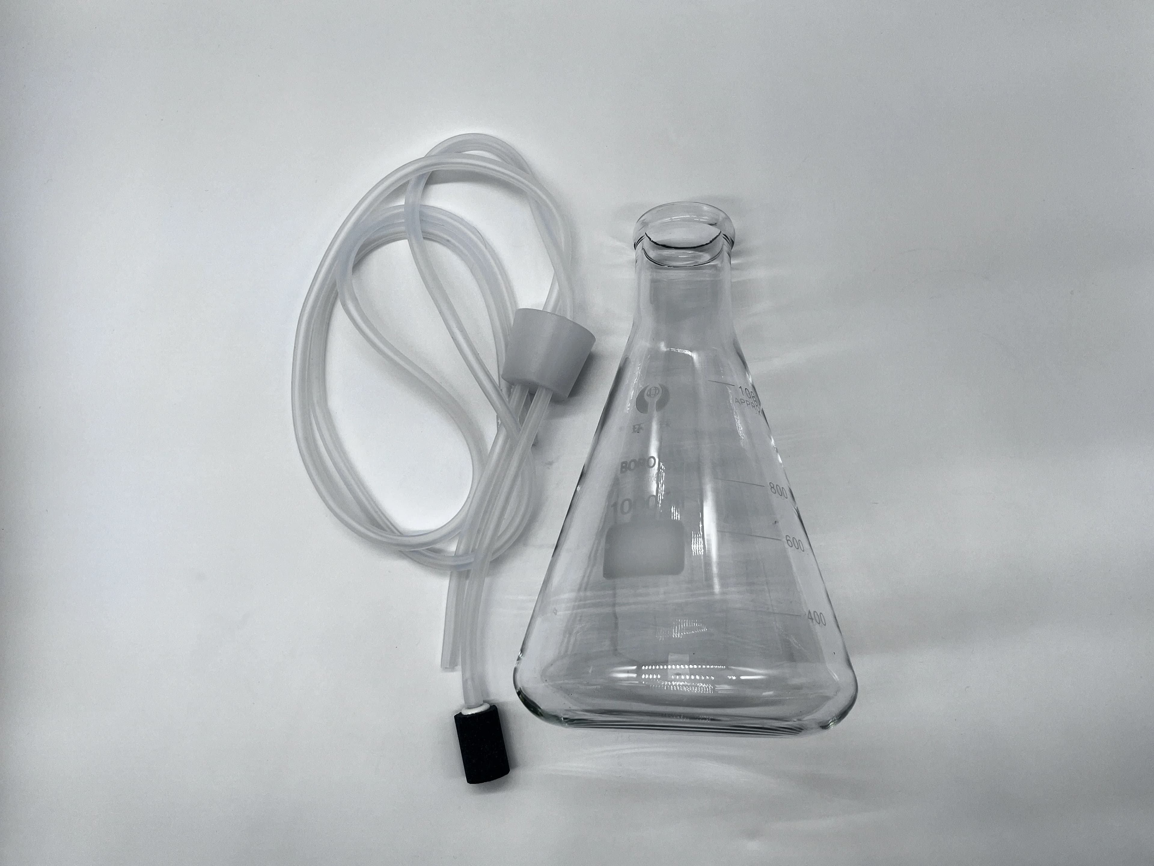 Bouteille en verre d'ozone de 1000ML pour huile/eau d'ozone