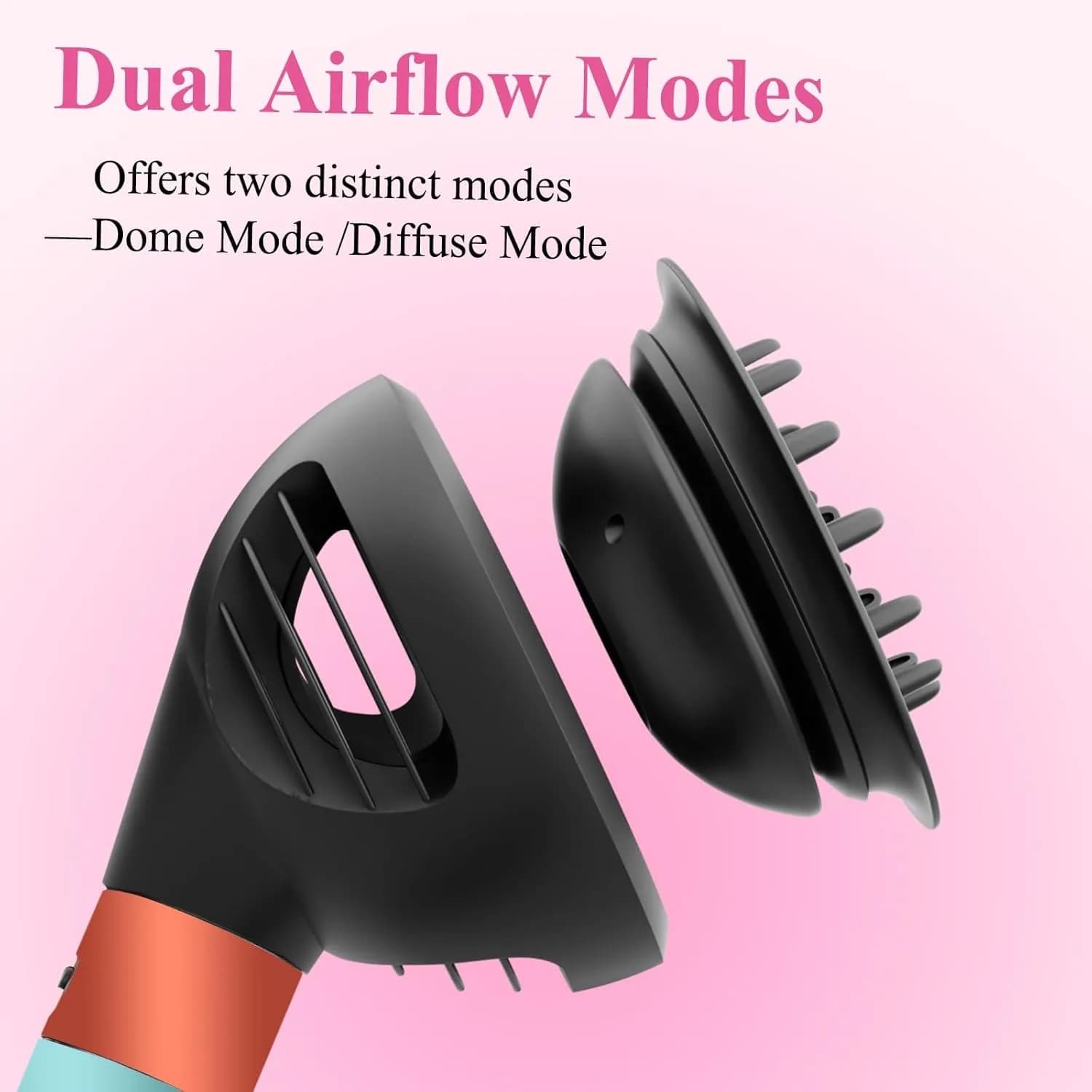 Diffuseur ondulé et bouclé pour Dyson Airwrap HS01/05/08, deux Modes de dôme ou diffuse d'air, buses de fixation pour diffuseur de cheveux pour Dyson