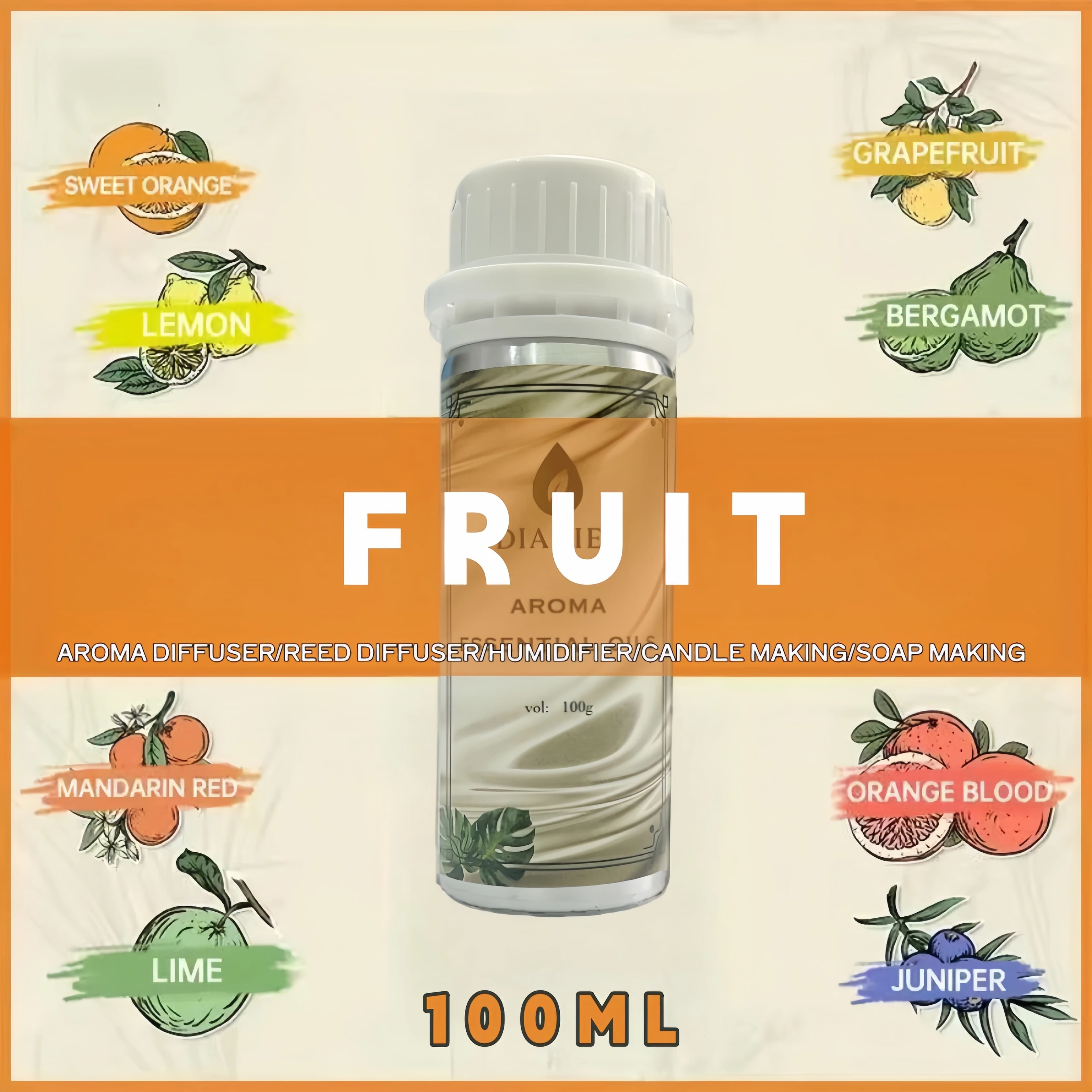 Huiles de parfum concentrée à huit fois, 100mL, sans additifs, sans remplissage, sans alcool, pour hôtel, maison, magasin, huile essentielle
