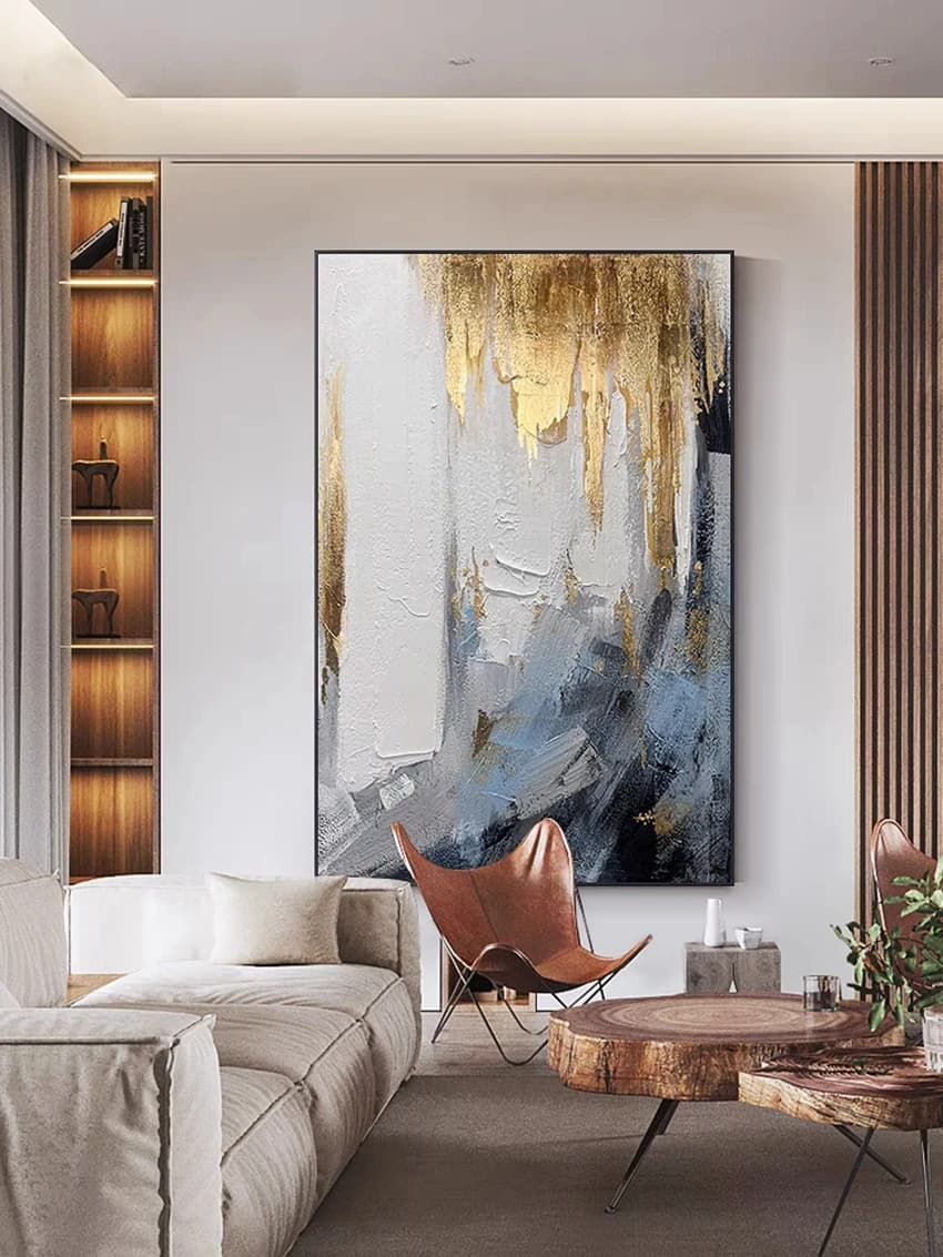 Peinture à l'huile peinte à la main sur toile