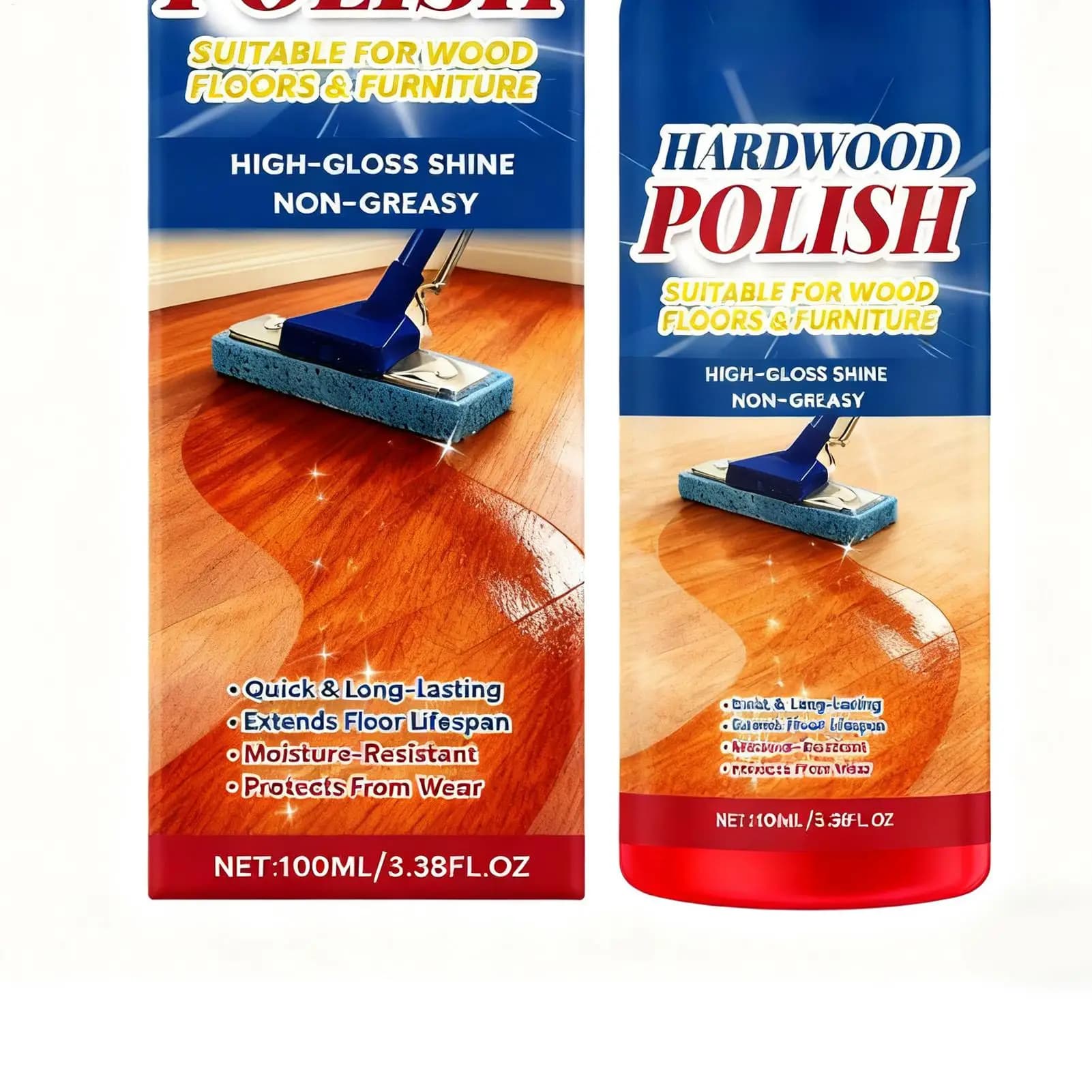 Nettoyant imperméabilisant pour parquet en bois dur, éliminateur de taches, lustrant pour sols stratifiés, pour chambre, entrée, salon, appartement