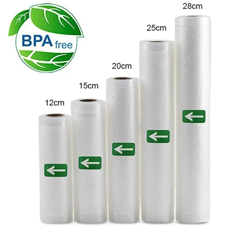 Sacs en rouleau Sous Vide pour Machine d'emballage sous vide, emballage de stockage des aliments, sacs sous vide pour scelleuse sous vide, longueur de 300CM