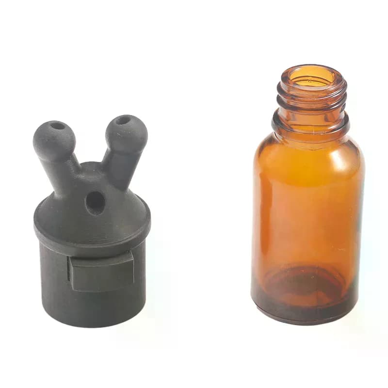 Bouteille d'inhalateur d'huile essentielle et d'arôme étanche de 15ml, Mini bouteille distributrice d'huile essentielle et de parfum, inhalateur d'huile essentielle