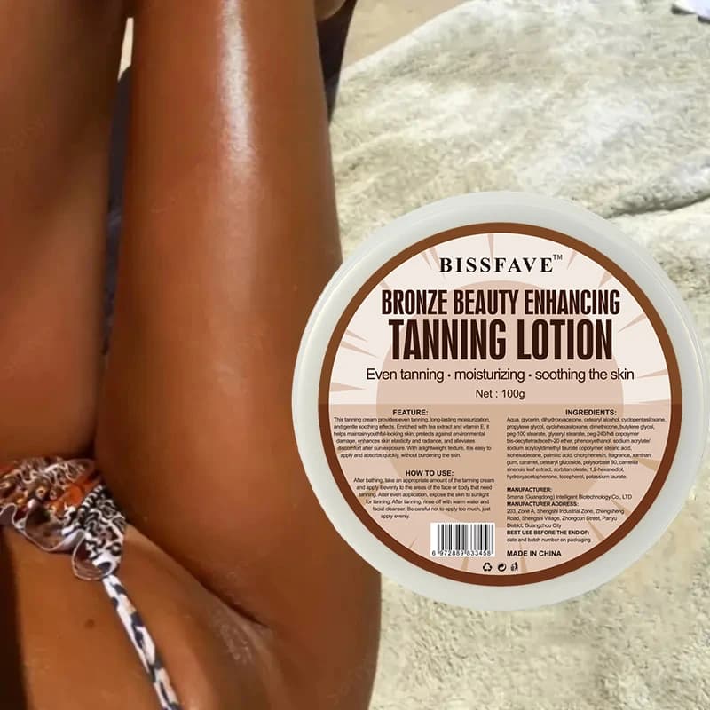 Crème Autobronzante Rapide pour le Corps et le Visage