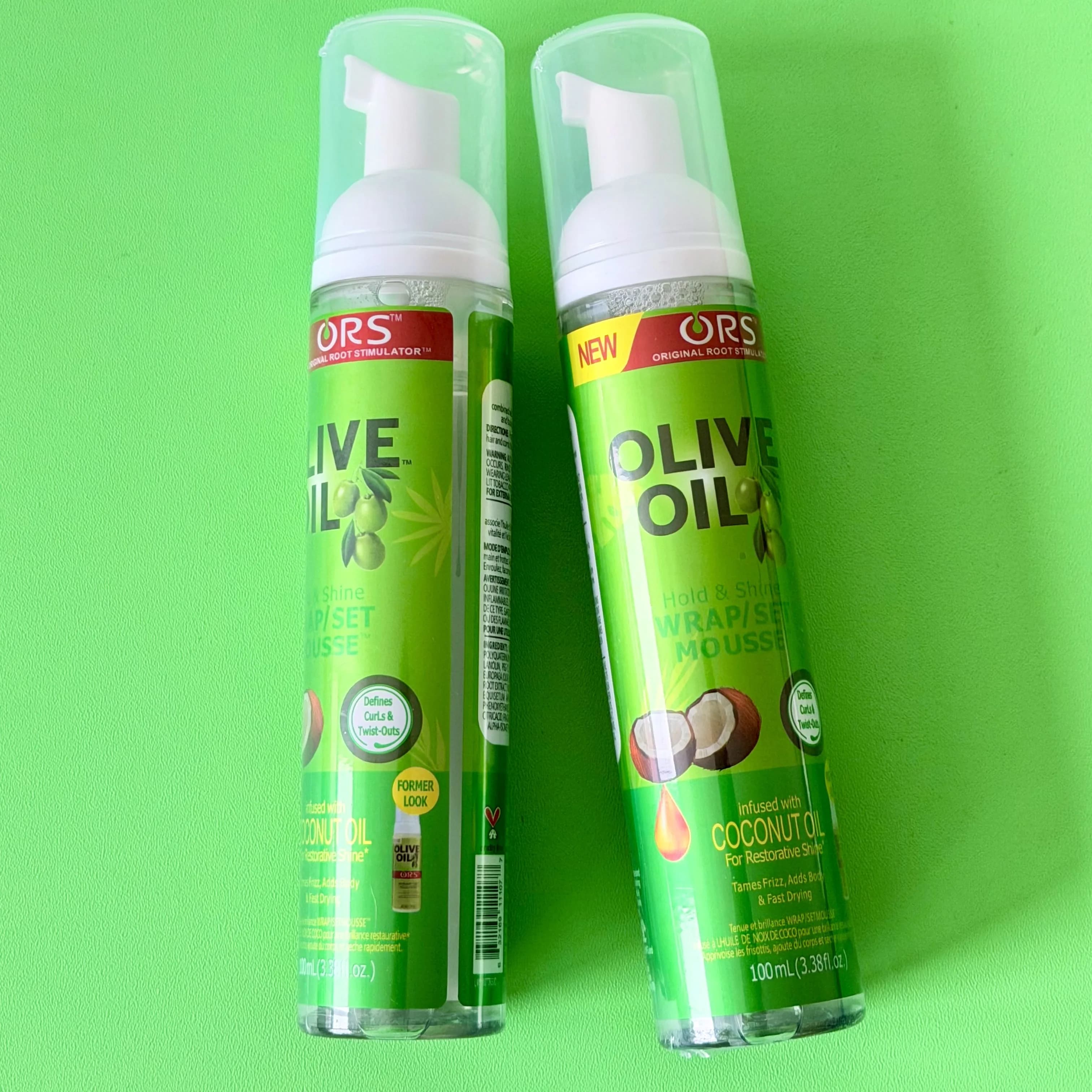 Mousse coiffante pour cheveux bouclés 100 ml, tenue forte, à l'huile d'olive, anti-frisottis, mousse coiffante pour perruques pour femmes