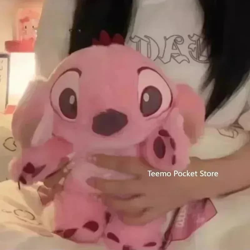 Lilo & Stitch – Poupée apaisante respirante, personnage d'anime Disney Kawaii, accessoires Stitch, décoration, compagnon de sommeil