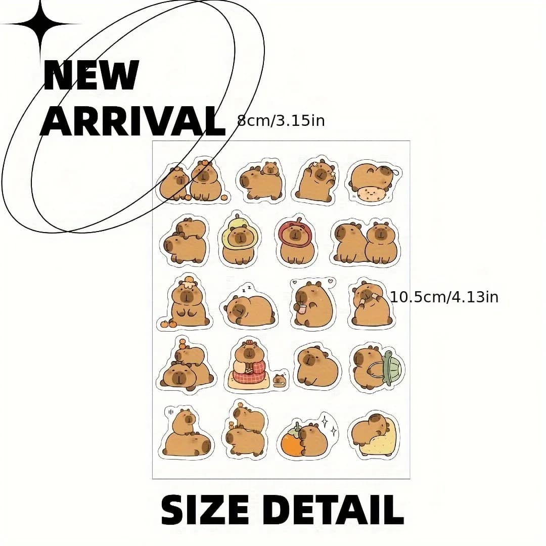 Patchs anti-boutons en forme de capybara, pour le visage - Sans parfum, sans parabène - Unisexe, convient à tous les types de peau, pour adultes.