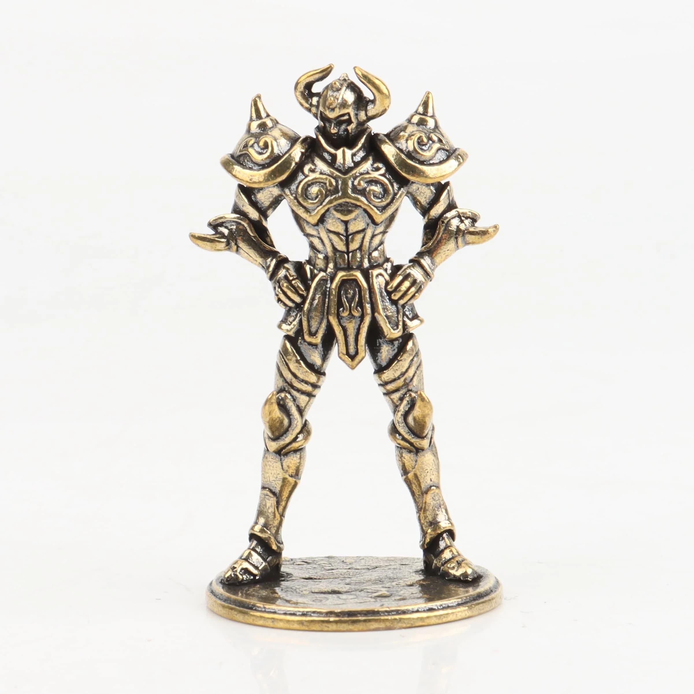 Figurines miniatures Saint Seiya en laiton doré