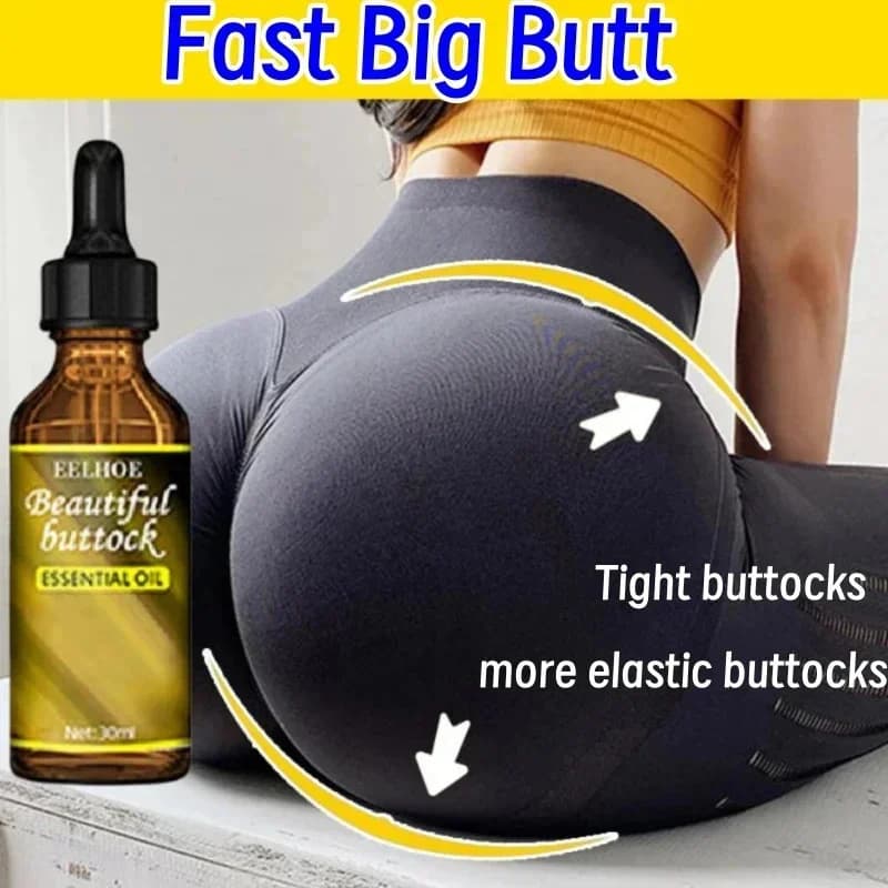 Huile essentielle raffermissante pour rehausser le fessier, crème raffermissante pour rehausser les grosses hanches et les fesses, croissance des seins dodus, soin des fessiers sexy