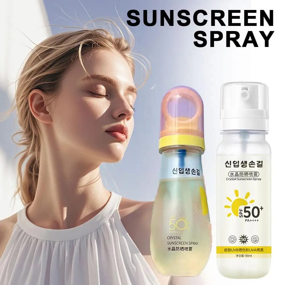 Spray solaire coréen SPF 50+, léger, multi-effets, régulateur de sébum, hydratant naturel, protection UV pour le visage et le corps