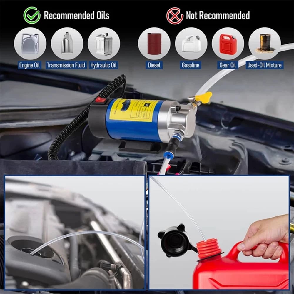 Pompe de transfert d'huile Portable 1-4L/min 12V