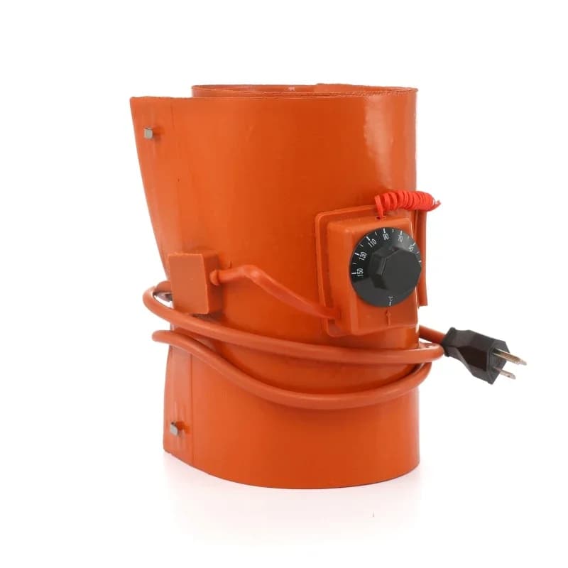 Ceinture chauffante électrique en caoutchouc de silicone, baril en métal, bouton de chauffage de baril précieux de gaz, contrôle de la température, 200L, bricolage