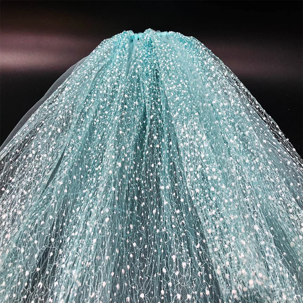 Rouleau de Tulle Floral, décoration de tête de neige, cadeaux de réception-cadeau pour bébé, artisanat, robe de ballerine, décor de fête de mariage, 15cm x 9.14m