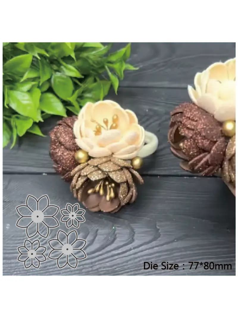 Matrices de découpe en métal pour scrapbooking, feuilles de fleurs, plante, superposition, décor d'album photo, carte bricolage, artisanat, nouveau, 2022