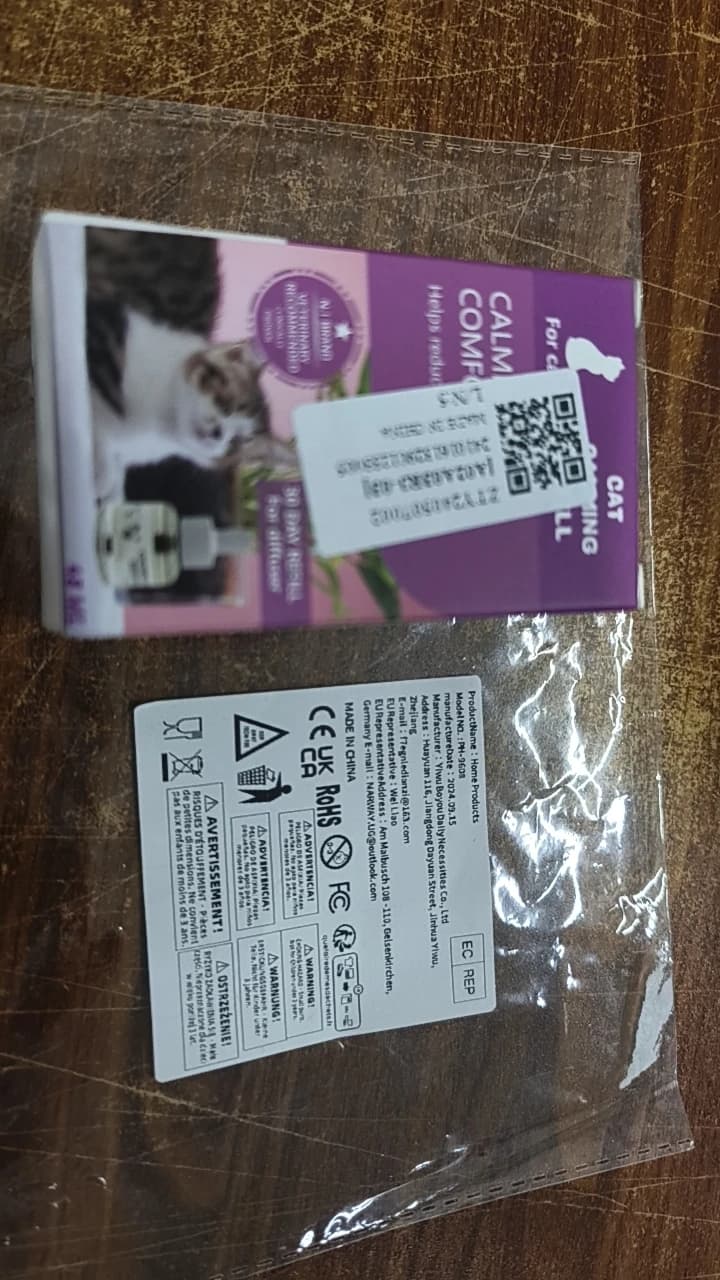 Spray apaisant aux phéromones pour chats 48 ml – Prévient les griffades et les urinations indiscriminées – Phéromone anti-stress pour chats