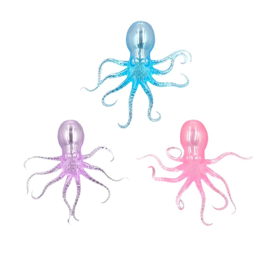 Jouet Squishy Méduse et Cube, Jouet Anti-Stress en Gel Doux à Presser, NeeDoh Sensoriel pour Enfants et Adultes