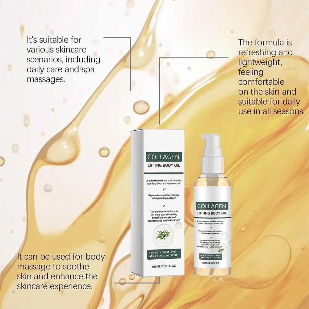 Huile Corporelle Éclatante 100ml – Sérum Réparateur Hydratant Intense – Huile de Massage Naturelle Nourrissante pour Peaux Sèches et Soins Capillaires – Offre Spéciale