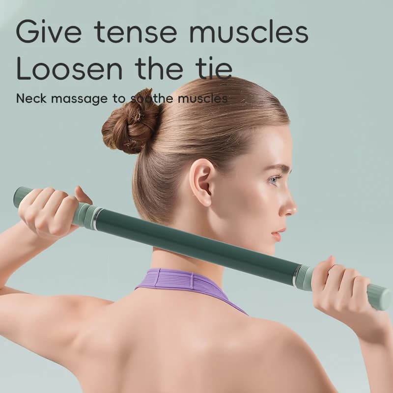 Rouleau portatif de bâton de Massage, tenu dans la main, rouleau de mousse de tissus profonds, outil de Massage corporel et de libération myofasciale pour les jambes, le cou et les majeures