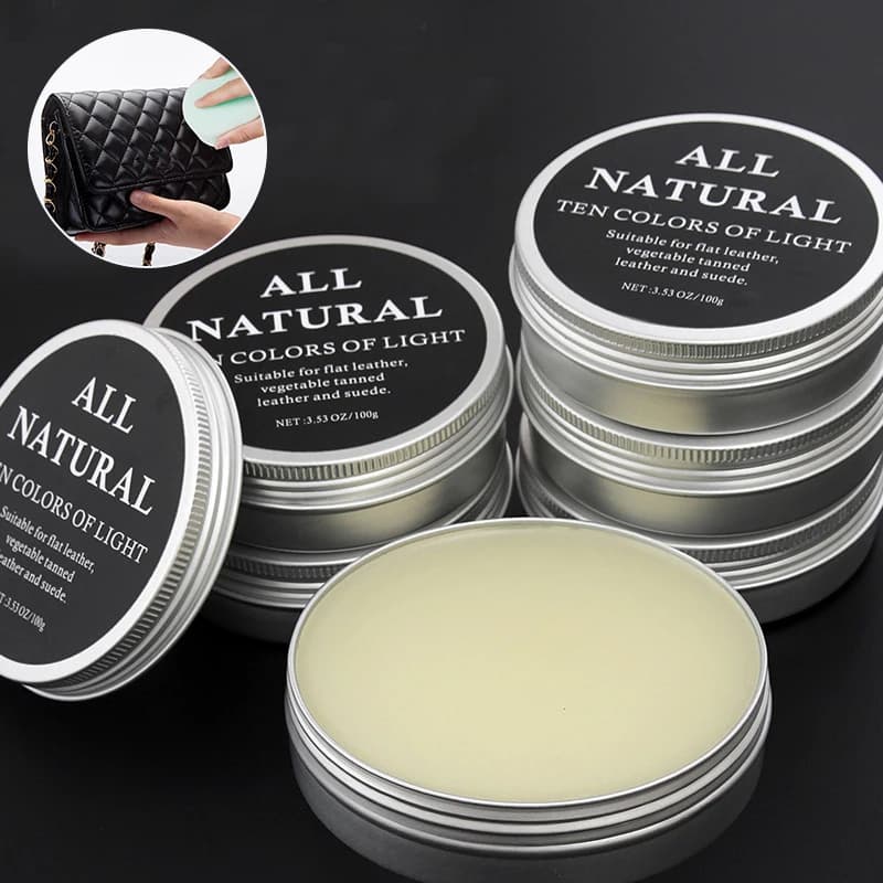 Crème à l'huile de vison 30ml/100ml, pour chaussures en cuir, sacs, crème de soin du cuir, crème d'entretien du cuir, accessoires d'artisanat du cuir