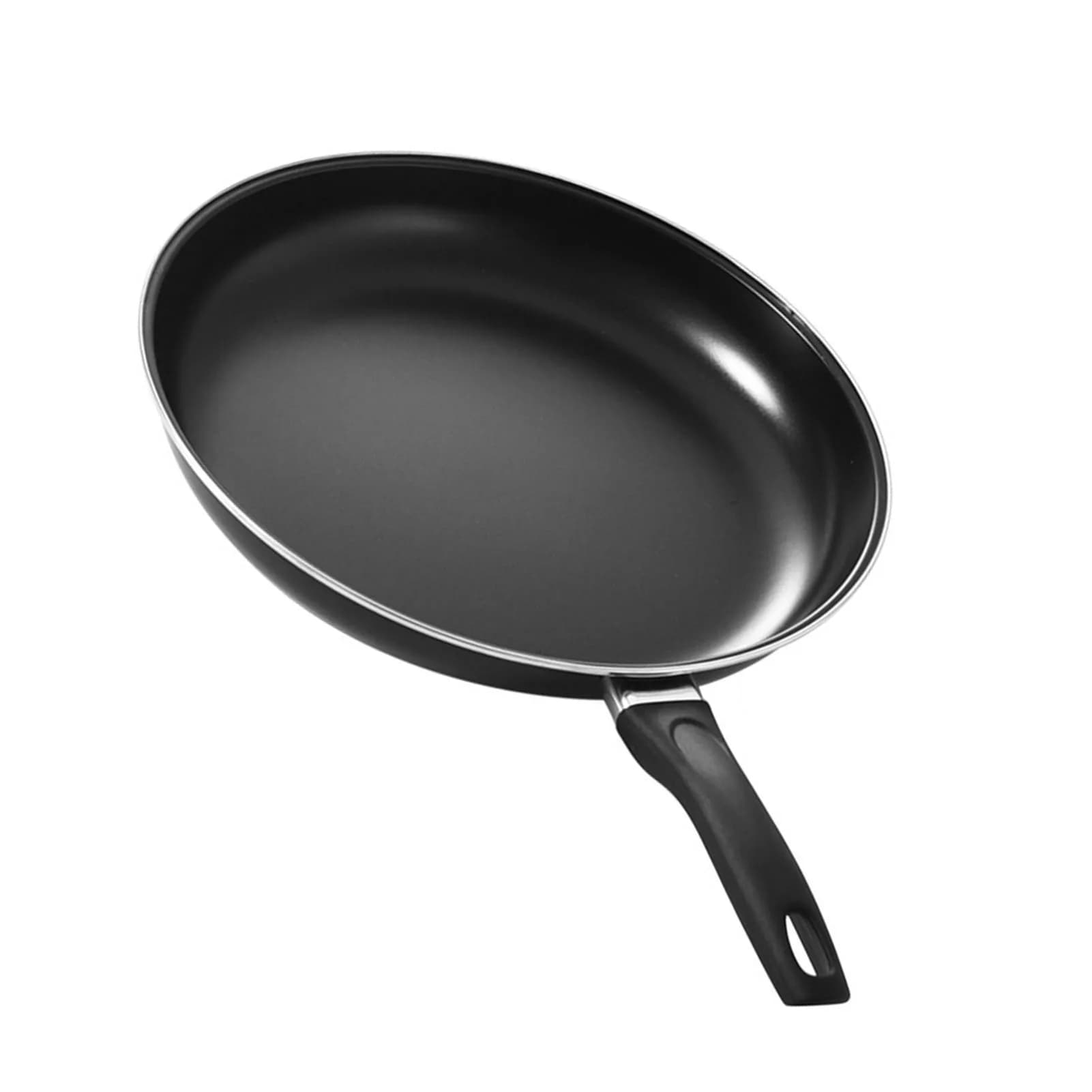 Poêle à frire ronde avec poignée Portable