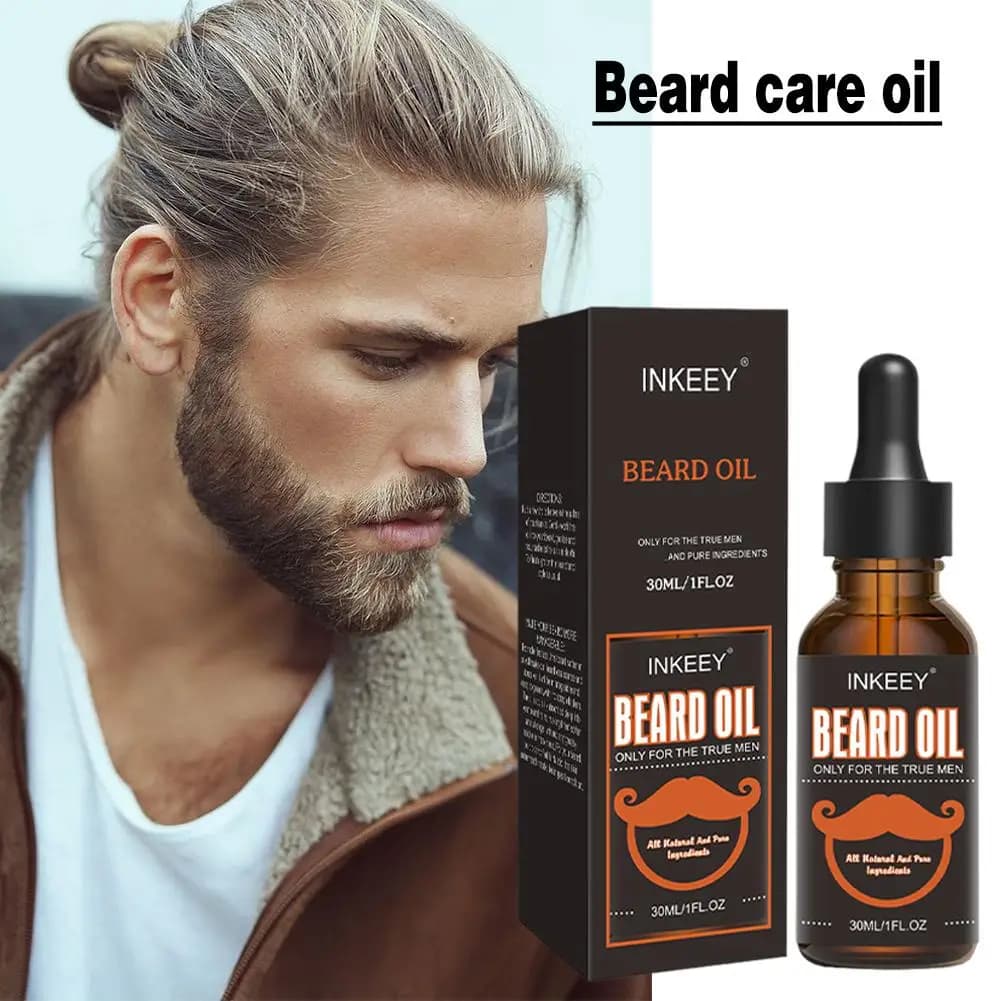 Huile de Soin de la Barbe Biologique Naturelle pour Homme