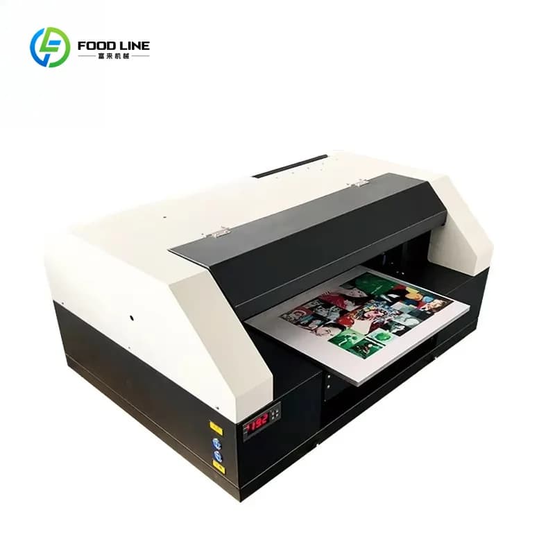 Machine d'impression d'autocollants UV numérique rouleau
