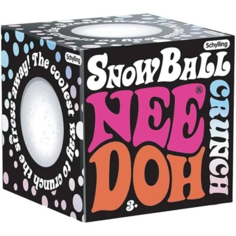 Schylling Nee Doh Nice Cube & Nice-Sicle Jouet sensoriel anti-stress à presser, cube anti-anxiété pour la concentration et les TDAH