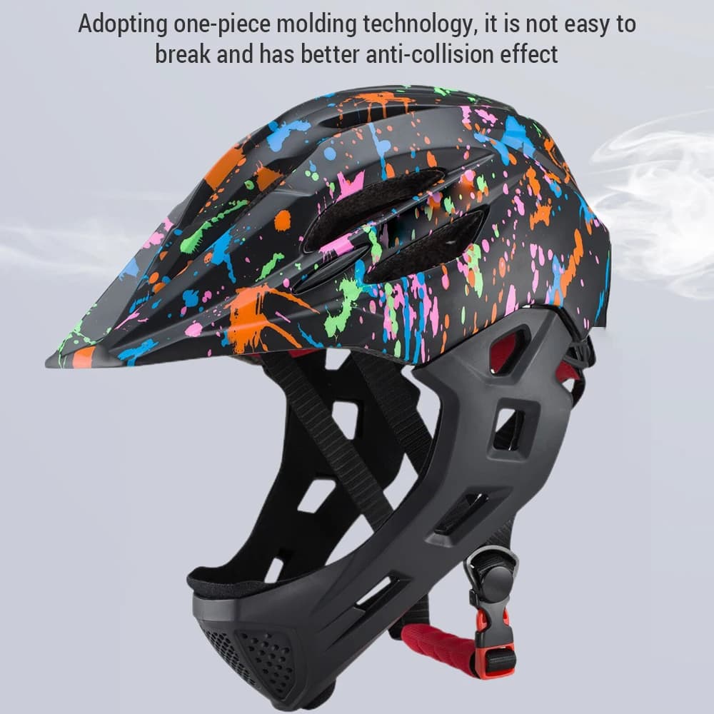 Casques pour enfants réglable respirant rouleau Balance Bbike casque de sport LED vélo équitation Scooter casque complet pour enfants