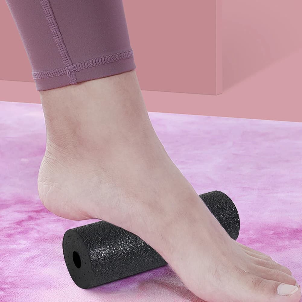 Mini rouleau en mousse, colonne de yoga, rouleau d'exercice robuste, rouleau de massage portable en EPP creux pour la salle de sport à domicile