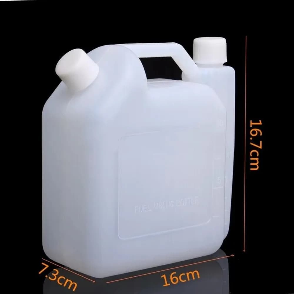 Nouvelle bouteille de mélange de carburant de 1 litre, rapport de mélange 1:25, rapport de mélange 50:1, bouteille de mélange d'essence