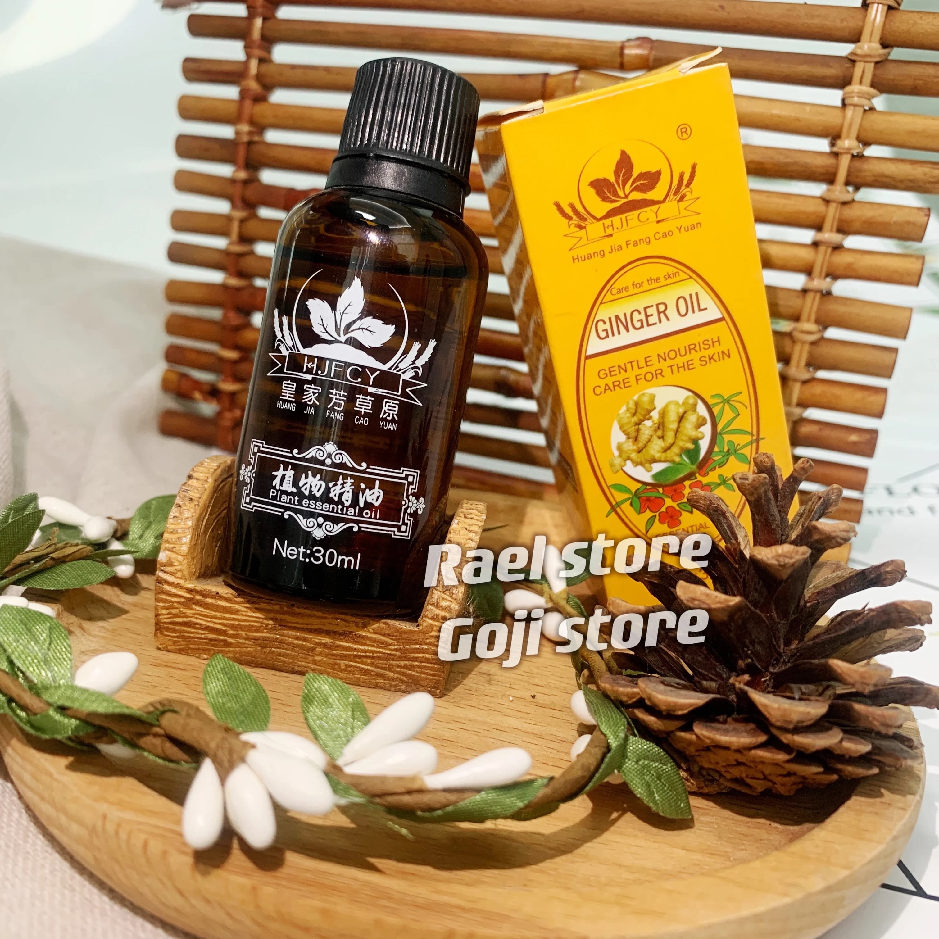 Huile essentielle de gingembre pour Massage corporel