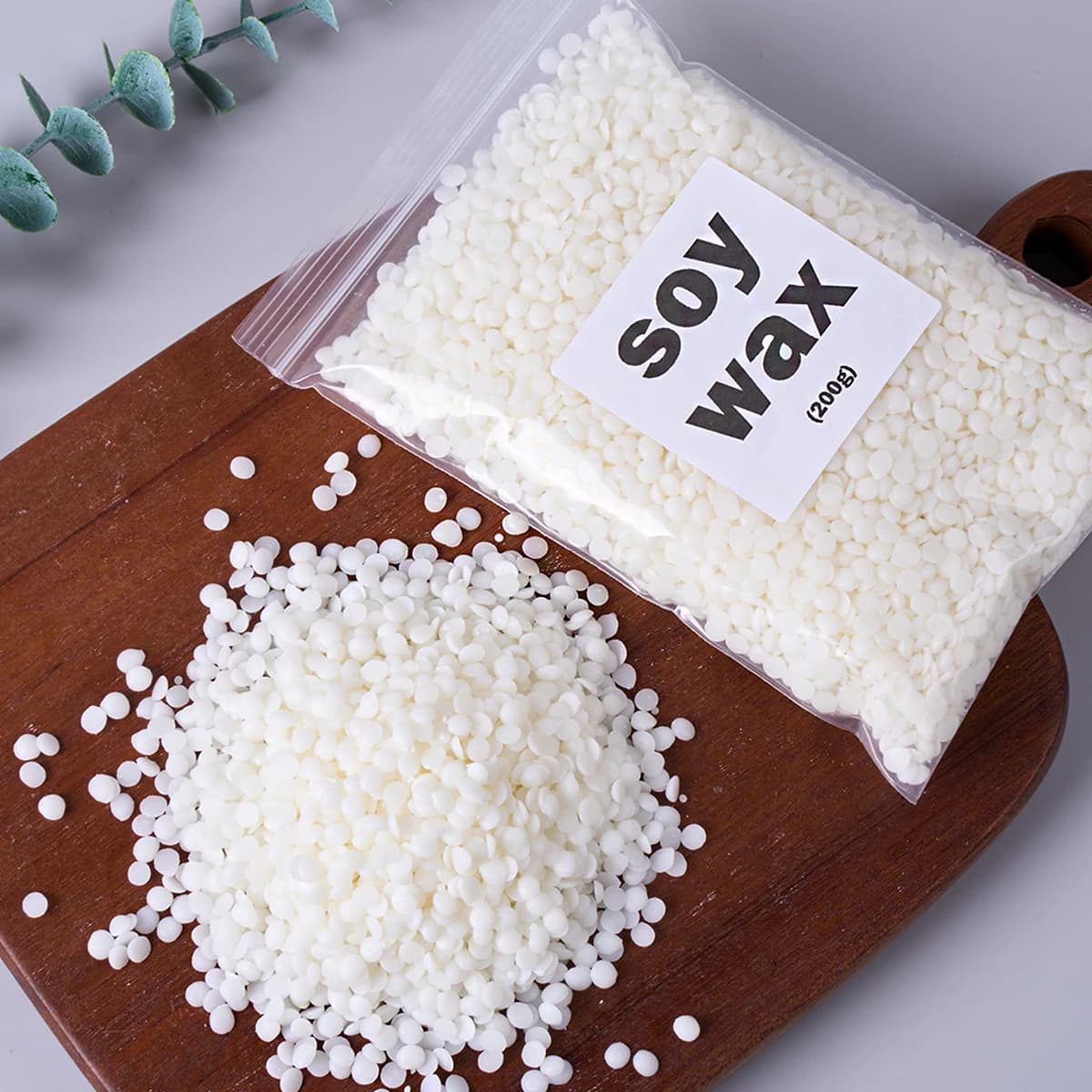 Pellets de cire de soja 200g/500g/1000g/2000g – Cire de soja naturelle de haute qualité pour la fabrication de bougies d'aromathérapie – Matériel et accessoires en gros
