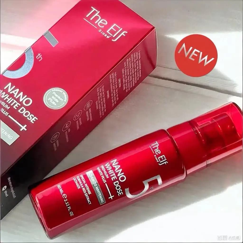 Sérum Nano White Dose The Elf 60 ml avec blanchiment avancé pour un éclaircissement instantané et un éclat radieux dans votre routine de soin de la peau