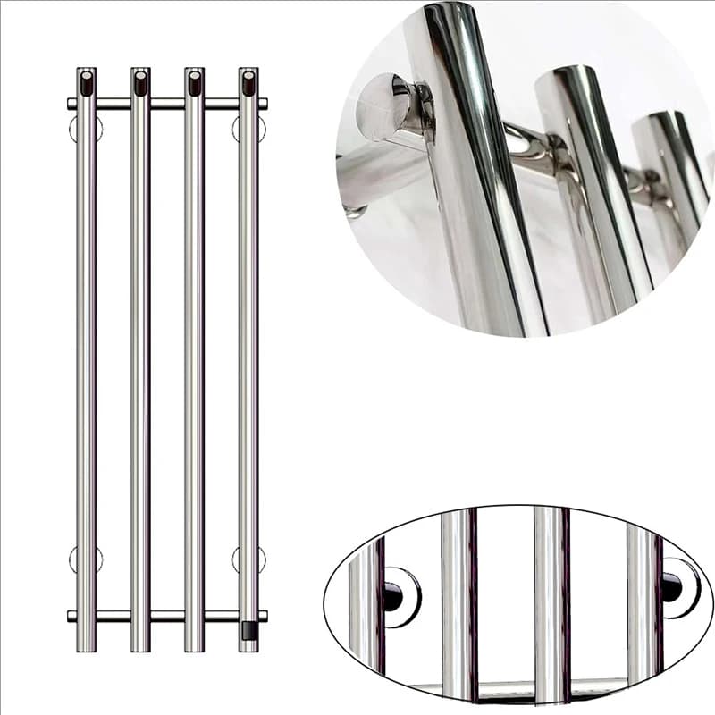 OXG – porte-serviettes chauffant électrique, 3/4 barres, radiateur pour serviettes, chauffe-serviettes de bain, accessoires de salle de bains