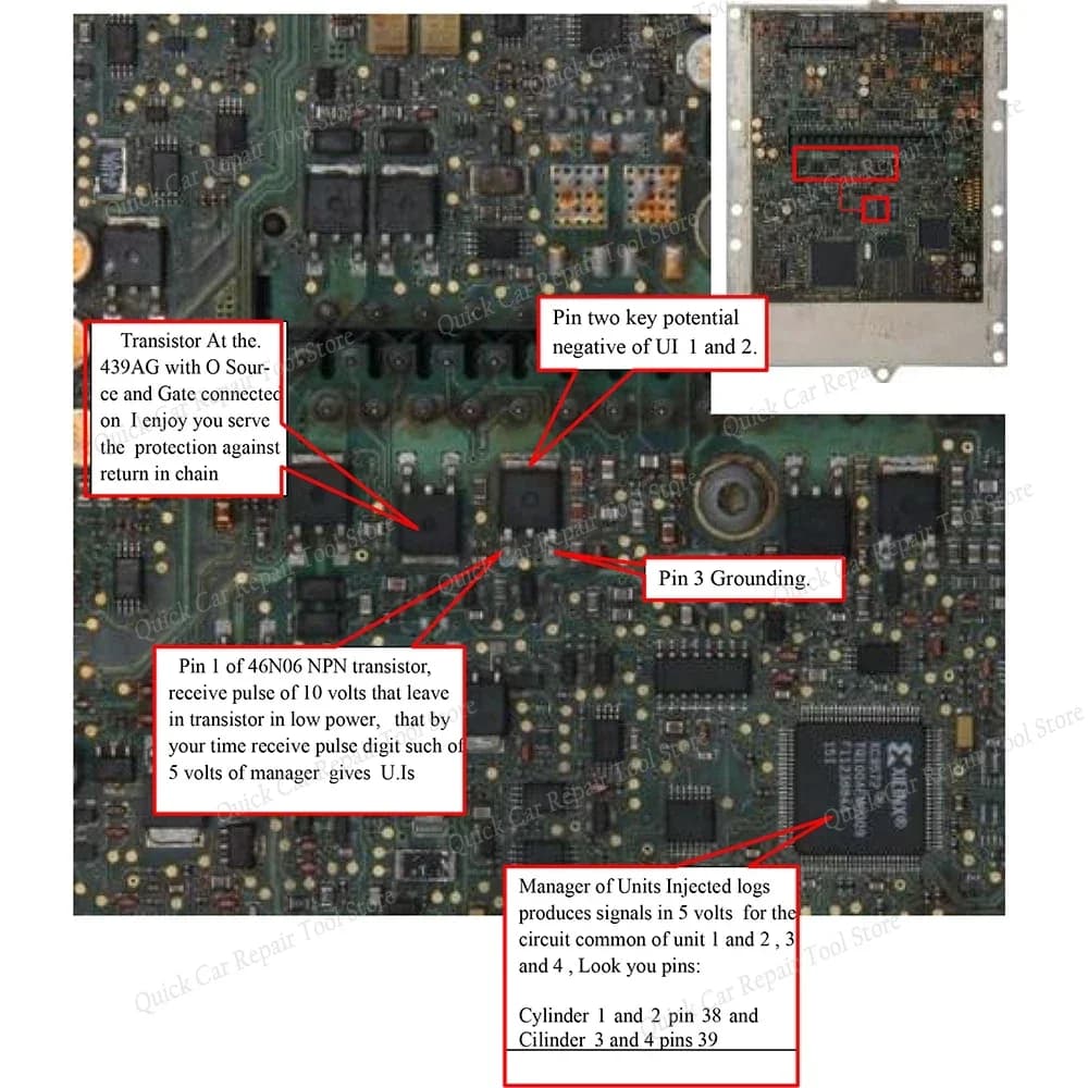 Réparation ECU Module Diesel fichier PDF réparation ECU cours de base étude pour Ford pour mercedes-benz pour Volvo pour Scania pour V-W uniquement PDF