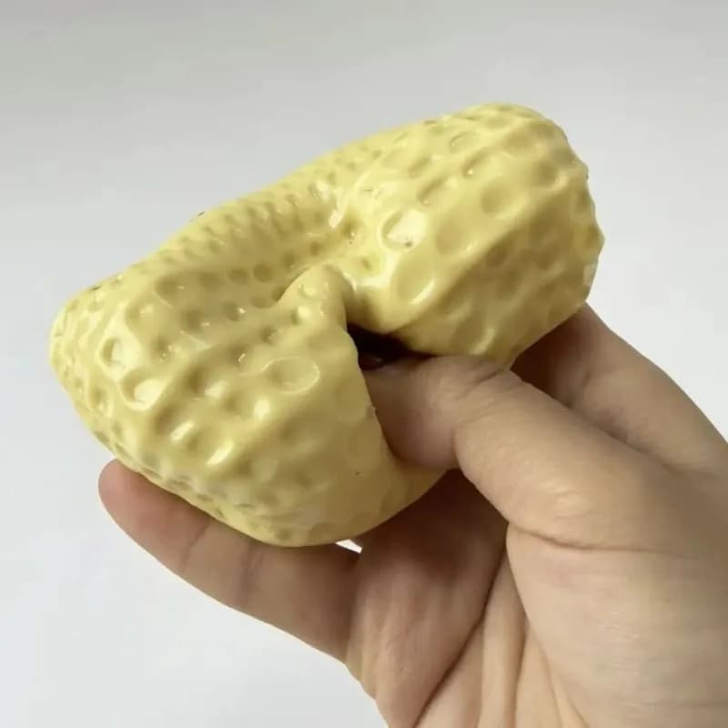 Balle anti-stress moulable en huile de coco et cacahuète, jouet sensoriel doux comme du beurre, jouet anti-stress à rebond lent, ASMR