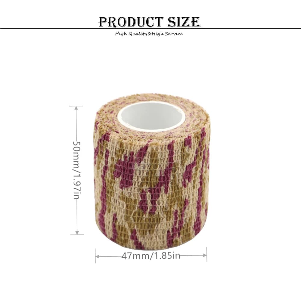 1 rouleau U Pick 4.5m * 5cm imperméable en plein air Camouflage randonnée Camping chasse