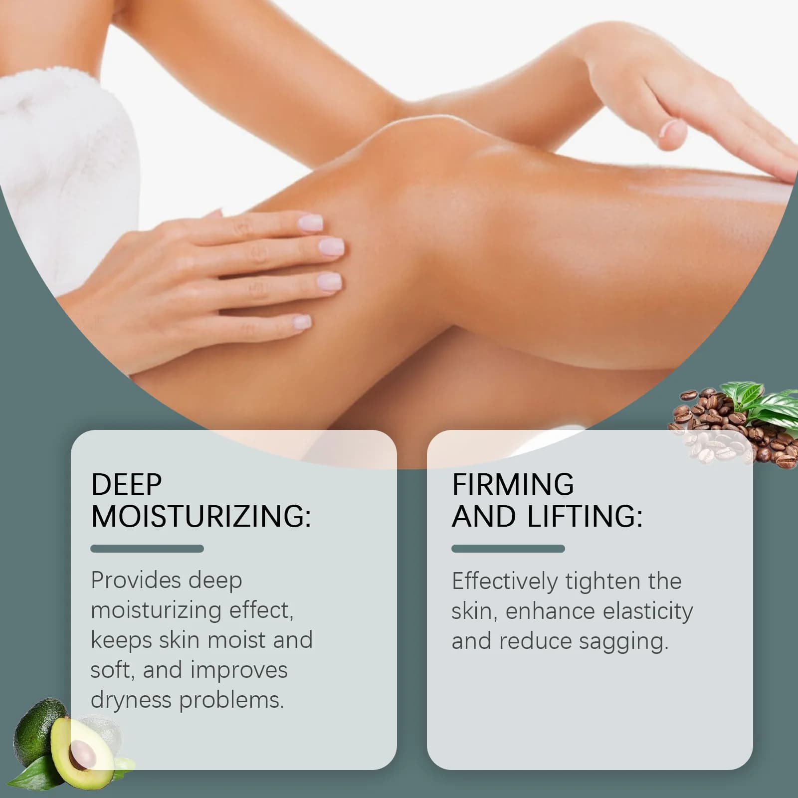 Huile corporelle de levage Anti-Cellulite raffermissant ventre cuisse bras prévenir le relâchement nourrissant